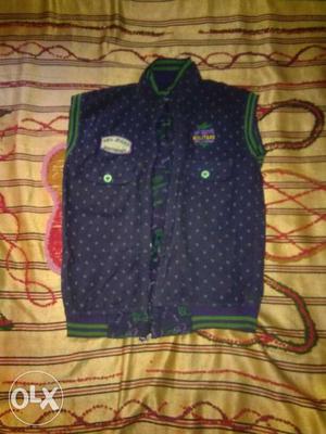 Blue And Green Vest