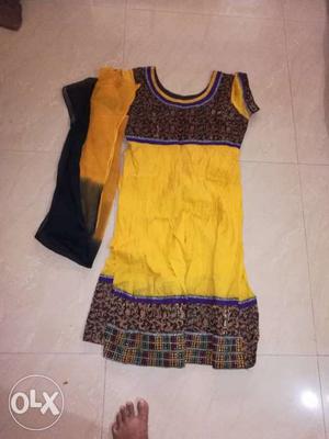 Each kurti for 150 each and anarkali yellow one