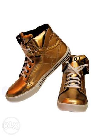 Golden boy shoes