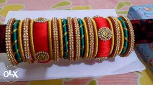 Green, Red, And Yellow Bangles