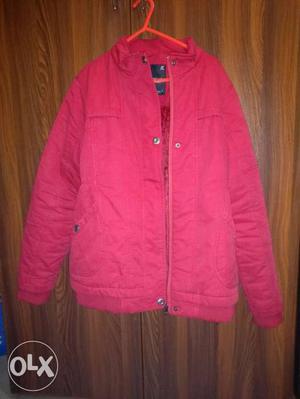 Ladies winter jacket pink colour large size