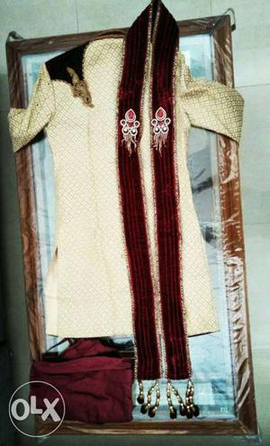 Perfect Shervani for Marriage. Enrich your looks