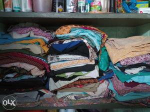 Sell good condition old cloths in huge amount...