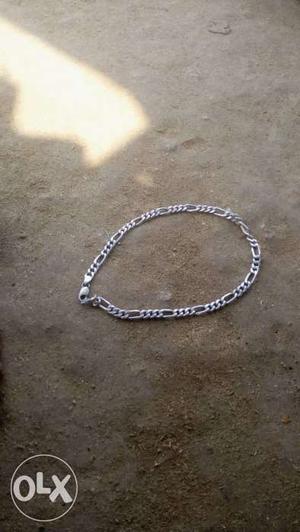 Silver-colored Figaro Chain Necklace