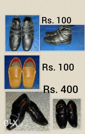 Used Shoes for Boys age 1- 4 yrs old. Price as on