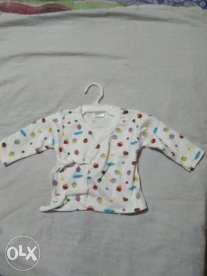 0-6 month baby stylish top 100./. cotton