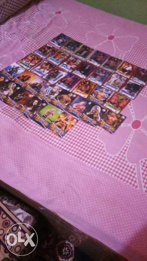 40. cards of wwe all player card in just rs 250