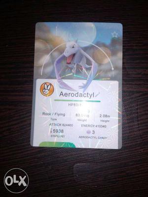 Aerodactyl Pokemon Trading Card