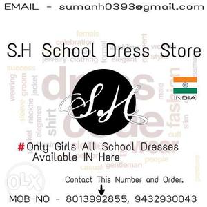 Any type of school dresses available here.