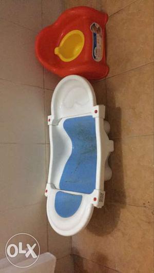 Baby bath tub meemee and potty seat