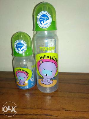 Baby feeding bottles. 120ml and 240ml. BPA free.
