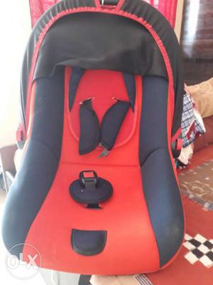 Baby's Red And Gray Car Seat Carrier(Brand new)