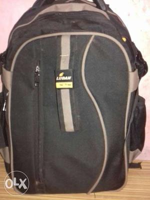 Black And Grey Ludan Backpack