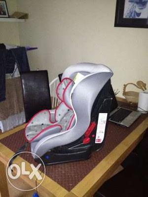Gray And Red Car Booster Seat (Negotiable)