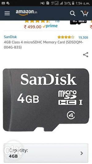 Hey I want to sell my 4Gb memory card which can
