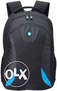 Hp Black And Blue Backpack (wholsale price)
