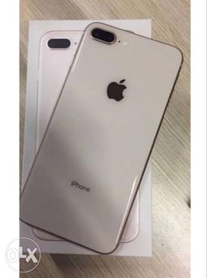 Iphone 8plus 64gb with all accessories gold