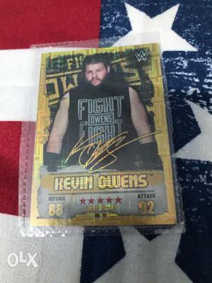 Kevin Owens WWE Collectible Card