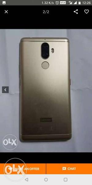 Lenovo k8 plus in good condition With a selling