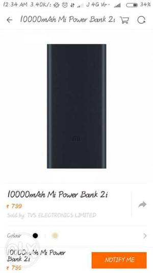  MAh Xiaomi Power Bank