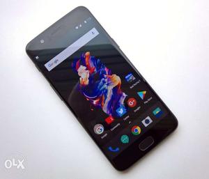 Oneplus 5(used for 3 months,comes with one year accidental