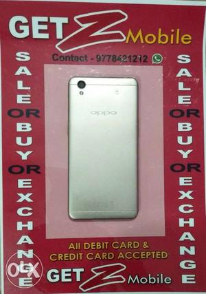Oppo A37 Gold Just screen cracked But in working