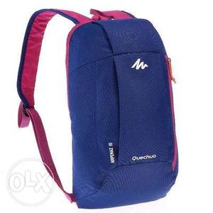 Purple And Pink Quechua Backpack