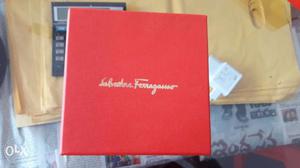 Red Salvatore Ferragamo Box