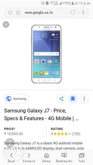 Samsung galaxy j7 Excellent condition only 14