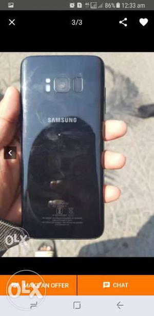 Samsung s8 good condition but crack from downside
