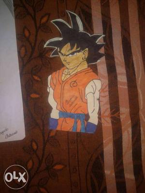 San Goku Illustration Cutout