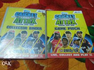 Two Cricket Attax Trading Card Game Box