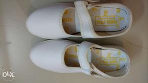 Unused White school shoes (girls) size 3