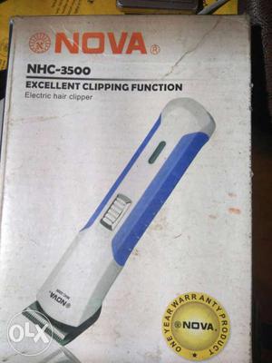 White Nova NHC- Hair Clipper With Box