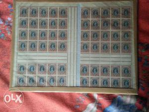 1rs George VI British india stamps set of 60
