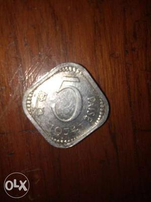5 paise coins available message as soon as