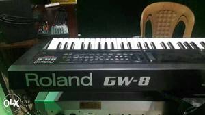 Black Roland GW-8 Electronic Keyboard