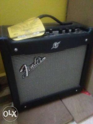 Gray And Black Fender Guitar Amplifier