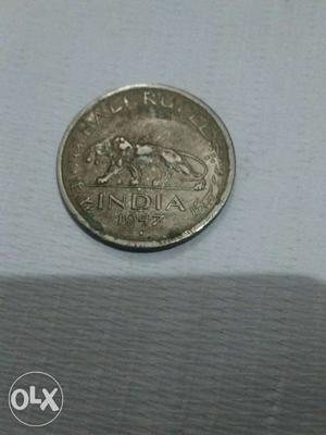 Half rupees coin 