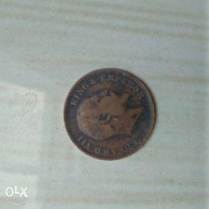 King And Emperor British Indian Coin