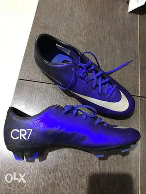 Nike CR7 purple colour (Us-8,Uk-7 size)