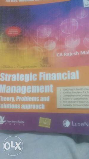 Rajesh Makkar Sfm book for ca final and mba