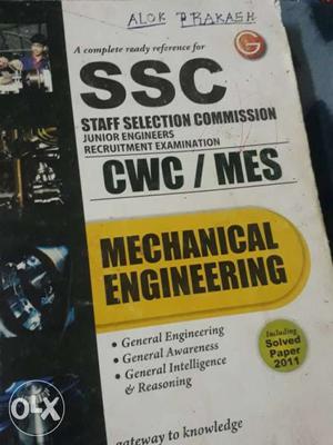 SSC CWC/MES Mechanical Engineering Textbook
