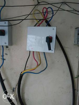 White Electronic Fuse Box