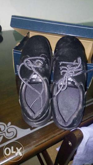 Black colour sefty shoes not even a single time