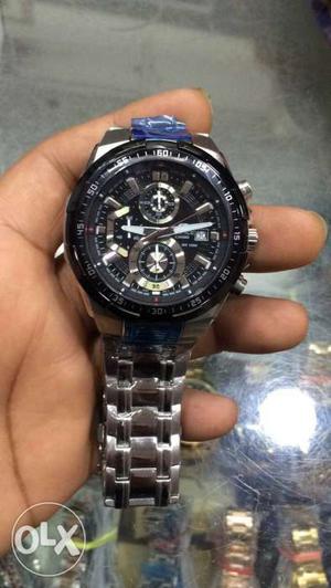 Casio edifice watch with seal (new watch and not