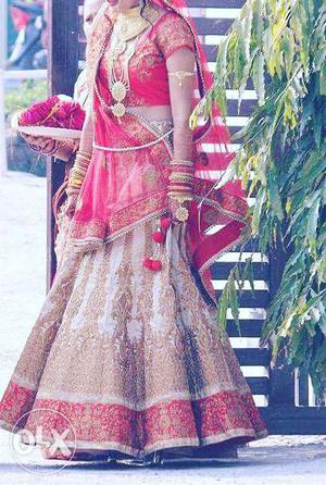 Designer wedding lehanga wear only for 2hour in
