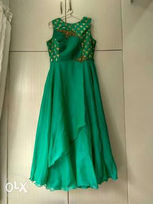 Fresh Designer Gown on low price size -L