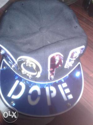 Gray And Blue Dope Cap