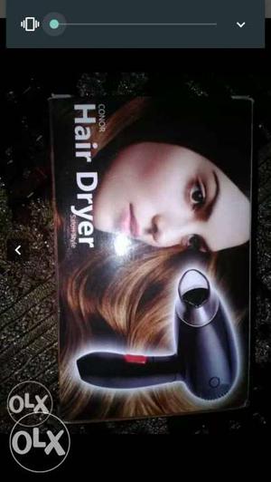 New hair dryer with box
